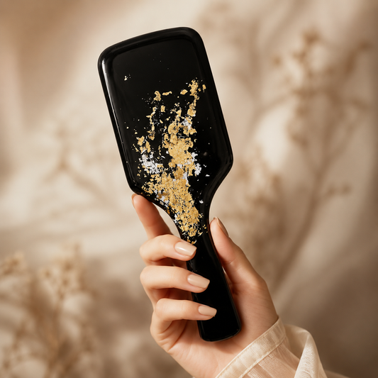 masabi Urushi Hair Brush — Obsidian Black